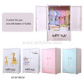 Baby Clothes Storage Wardrobe Thicken Large Plastic Cabinet